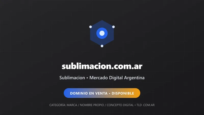 Identidad gráfica y activo digital para Sublimacion en Argentina